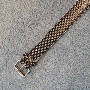 Black sparkle belt
